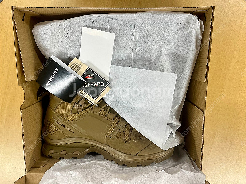 살로몬 4D GTX forces2 전술화 코요테색상 사...--0