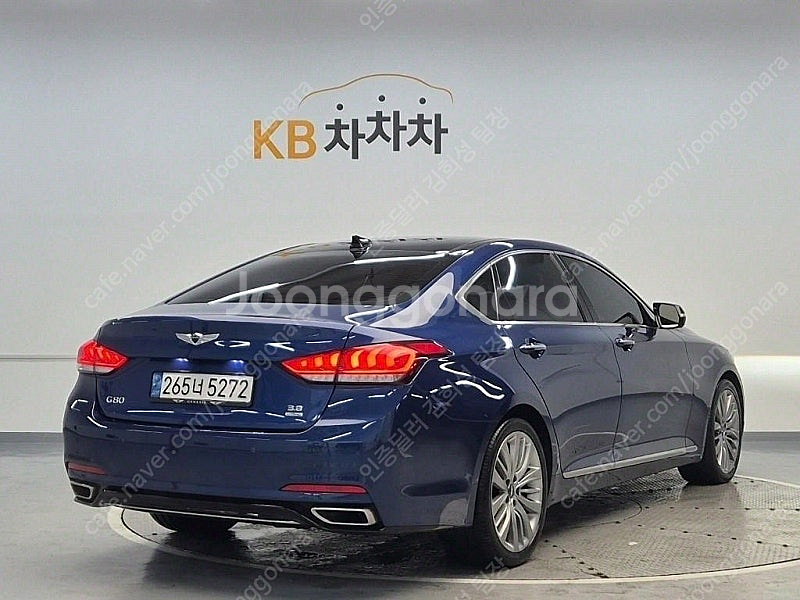 제네시스 G80 중고 제네시스 중고 가격 파란색 201...--4