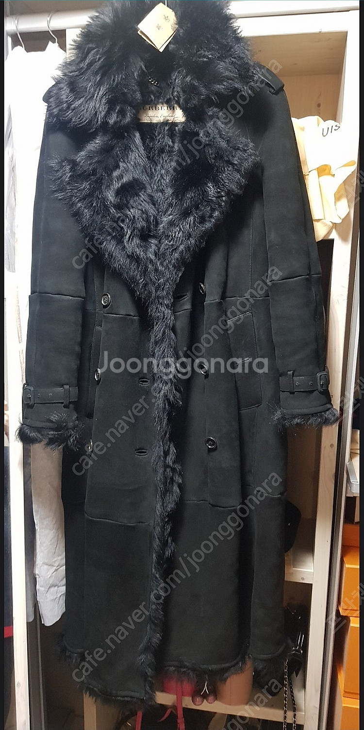버버리 엑스트라롱 양가죽 무스탕 몽클레어 몽클레르 베르...--0