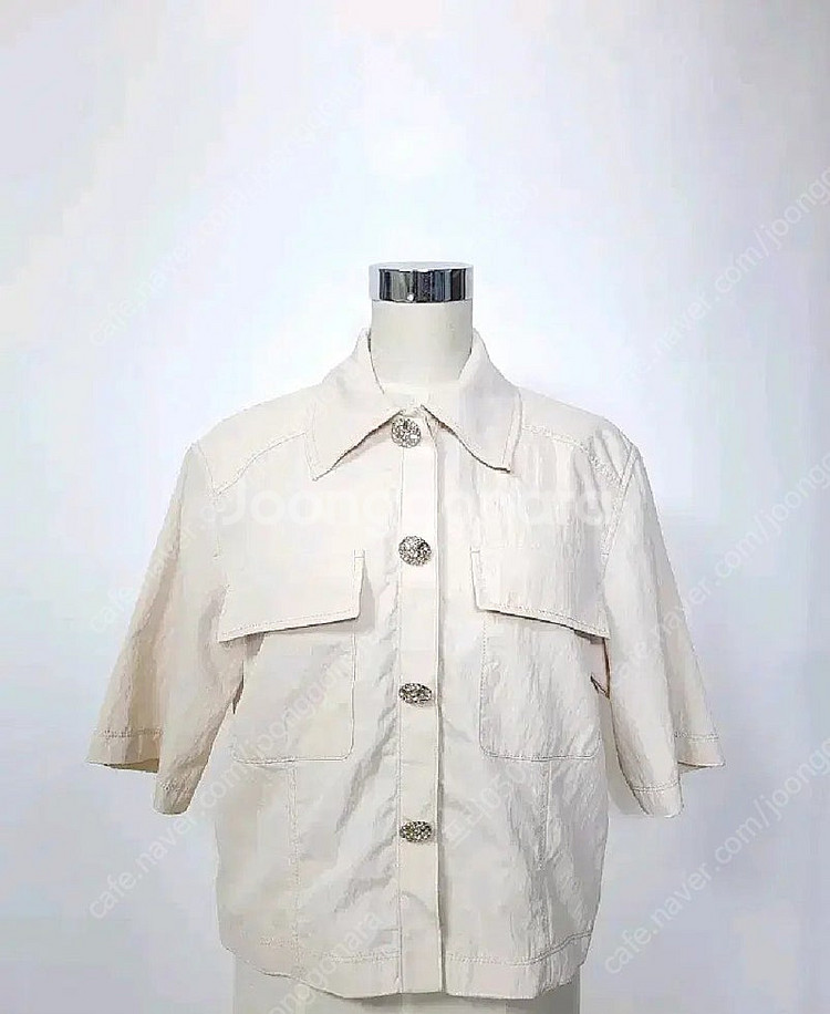 한섬 랑방컬렉션 21ss 크리스탈버튼 포켓 자켓 S 사...--0