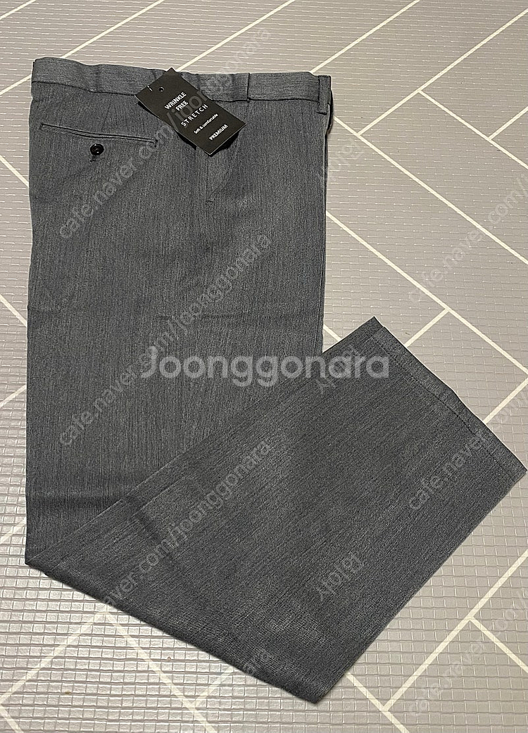 남성 봄 가을용 스판 슬랙스 바지 팝니다 (허리 32인...--0