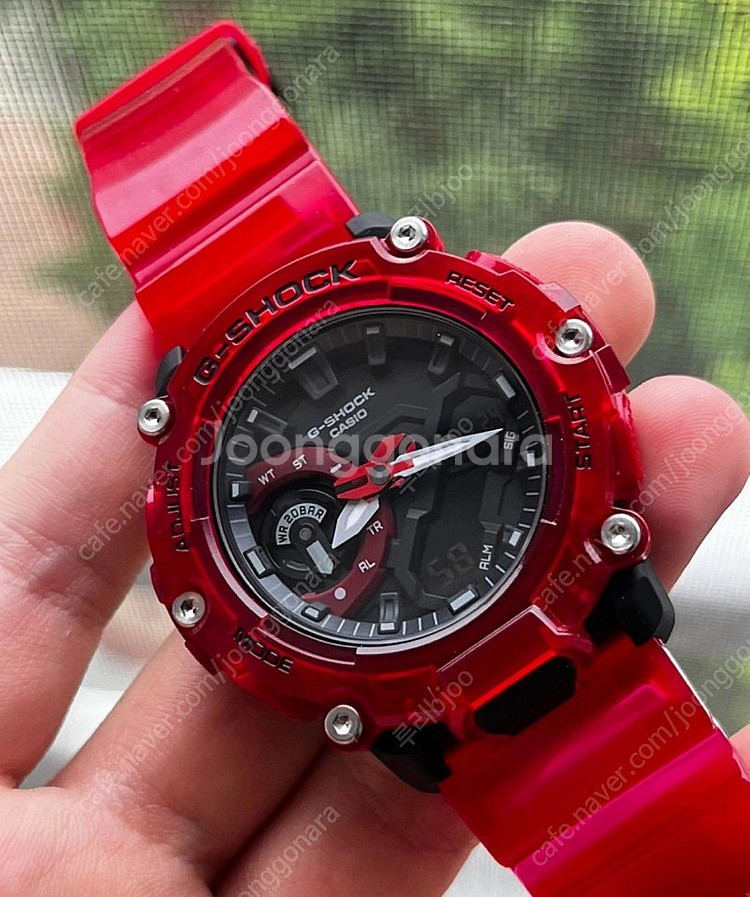 지샥 GA-2200SKL-4ADR 캔디레드--2