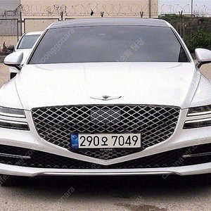44,552 km 제네시스 G80 중고 제네시스 중고 2.5 가솔린 터보 AWD 기본형 최저가 중고차 흰색