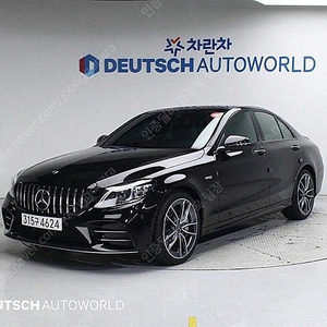 70,989 km 벤츠 C클래스 중고 W205 C43 AMG 4MATIC 최저가 중고차 문의환영 검정색