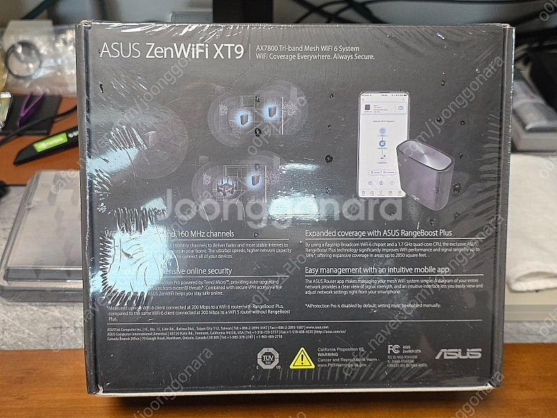 ASUS ZenWIFI XT9 (AX7800) 유무선 ...--1