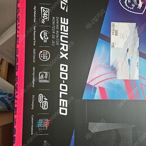 MSI 321URX QD-OLED 모니터 4k 32인치