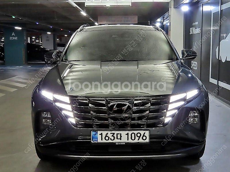 현대 투산 중고 신형 투싼 NX4 중고차 회색 2021...--3