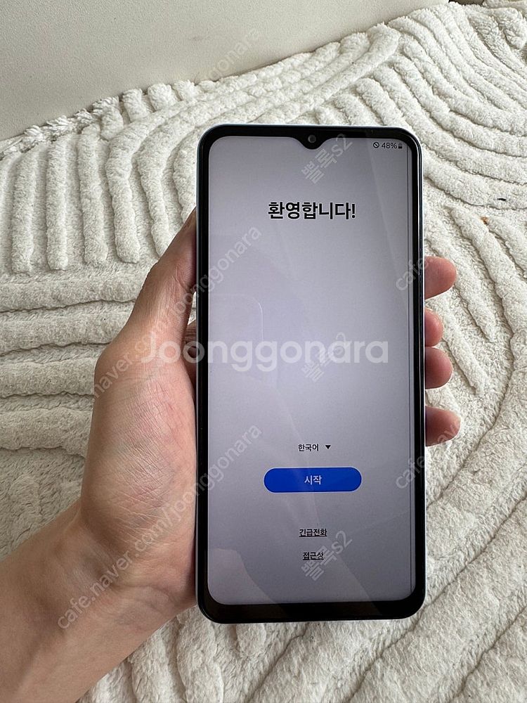 갤럭시 a23 블루 색상 새제품급 12만 5천원에 판매...--0