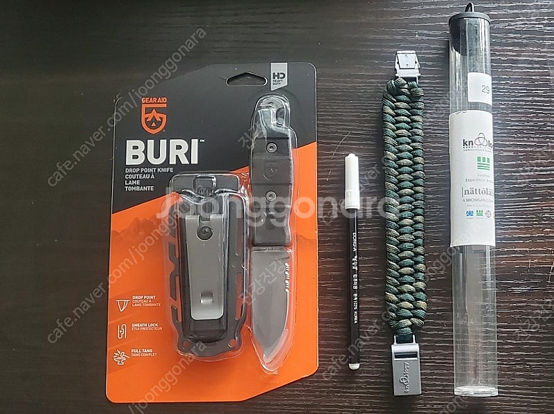 BURI티타늄코팅 나이프+노톨로지 익스페디션 PARAC...--0