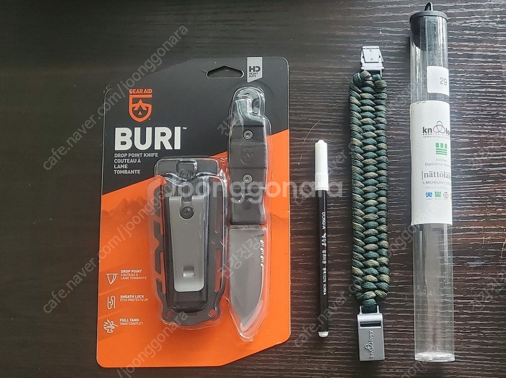 BURI티타늄코팅 나이프+노톨로지 익스페디션 PARAC...--1