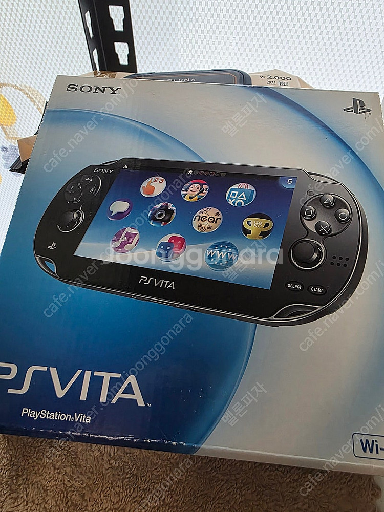PSVITA 1세대 블랙 순정 풀박--0