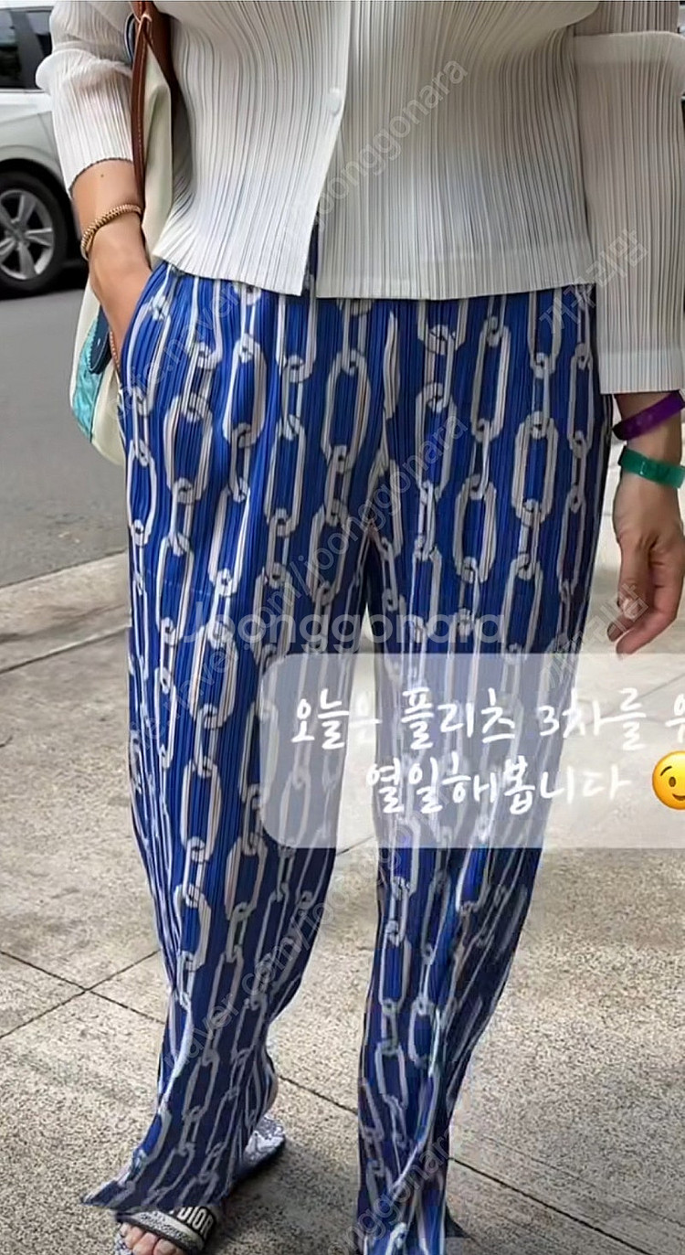 드레브샵 슝이마켓 샹달 체인 플리츠 팬츠!! 이세플리츠...--1