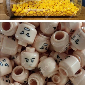 레고 미니피규어 기본 헤드(Smile)..... 외 2종