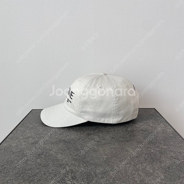슈프림 21FW EST.1994 워시드 스톤 볼캡 모자--2