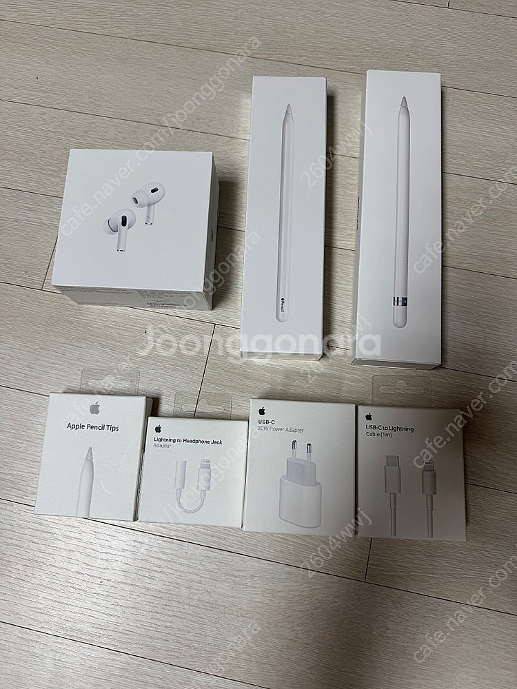 [대전] 미개봉 애플 에어팟 애플 펜슬 펜슬팁 충전기 ...--0