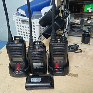 국산 연화엠텍 업무용 무전기 xl-400 3대 일괄 중고판매
