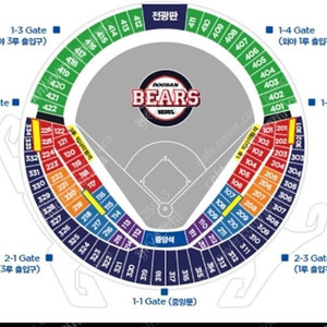 두산vsKT 7월 6일 1루외야지정석 4연석 김재호 은퇴식