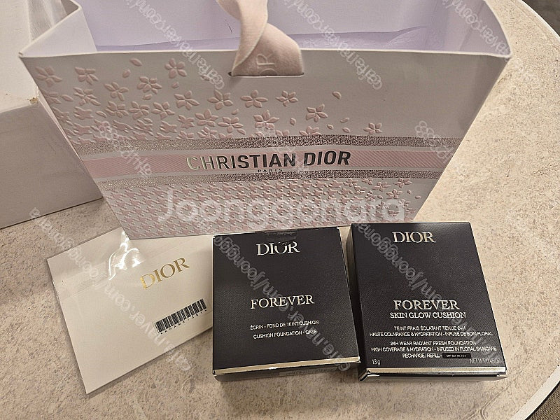 디올 쿠션 새상품 뉴 포에버 쿠션 바이닐 까나쥬 쿠션 ...--0