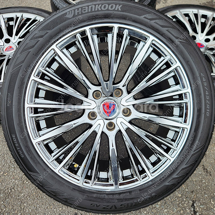 [판매] 제네시스 BH DH G80 그랜저HG 스포티지 투싼 18인치 A급 휠타이어 세트 판매 합니다 245 45 ...--4