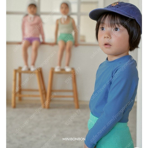 미니봉봉 룩앳미수영복 미세불량 블루XL