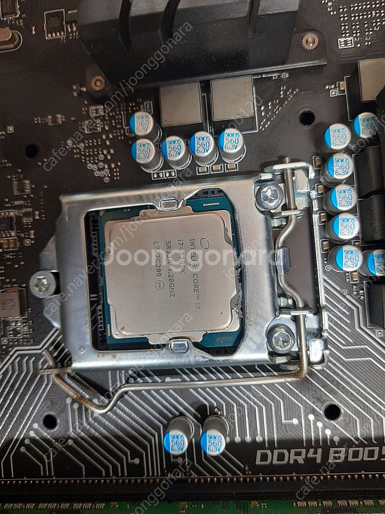 i7 7700kcpu, B150보드, ddr4 4*2,...--0