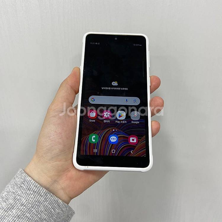 특S급. 갤럭시X커버5 64기가 화이트 자급제 팝니다 ...--1