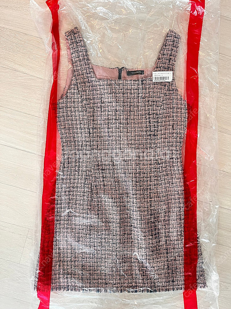 [새상품]로엠 트위드 뷔스티에 원피스--4