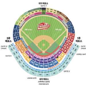 7/8 SSG vs KT 외야파티덱 4인석 양도