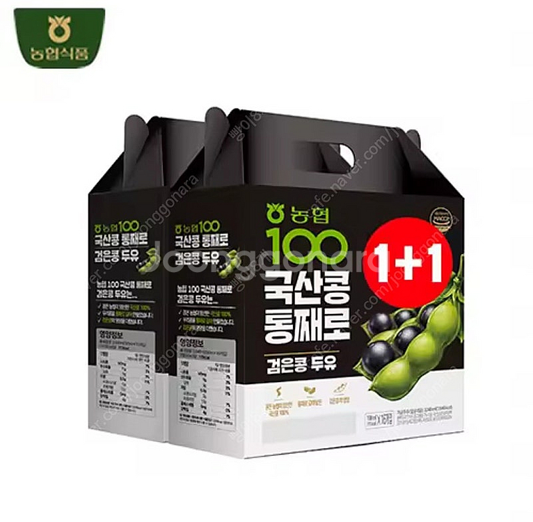 농협 국산콩통채로 검은콩두유 16개×2박스(총32팩)무...--0