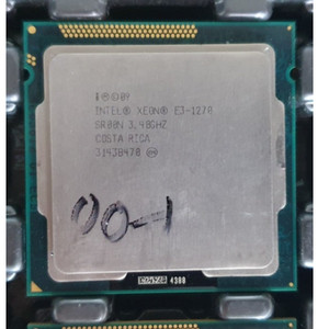 인텔 제온 E3-1230, E3-1270, E3-1230v2 시피유 - I7-2600, I7-3770 급