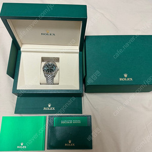 롤렉스 데이저스트 민트그린 플루쥬빌 41mm 새상품
