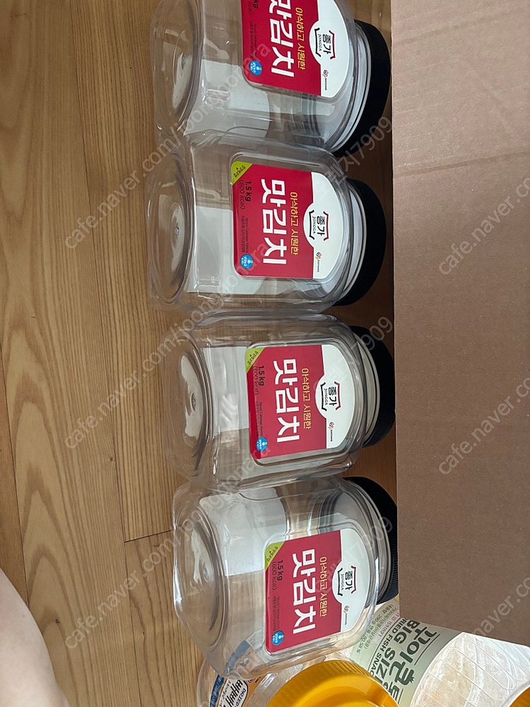 김치통 캔 500원--2