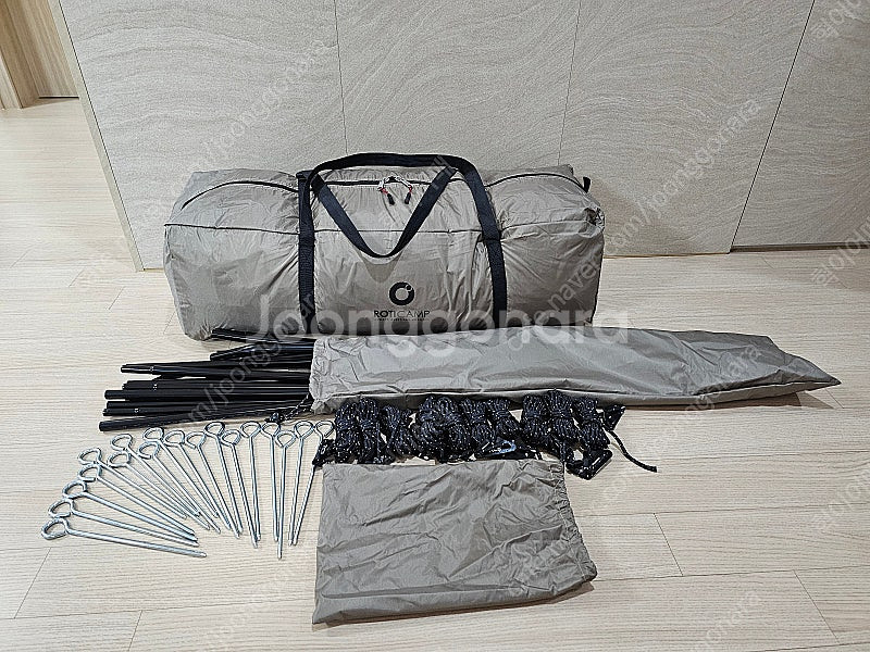 로티캠프 빅스퀘어 텐트 전용 방수 플라이 방한커버 확장...--0