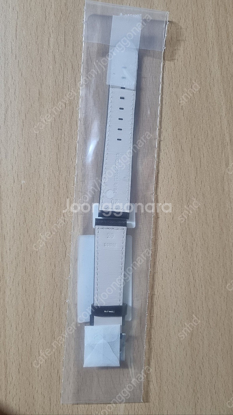 [새제품] 해밀턴 정품 브라운 레더 스트랩 20mm H...--2