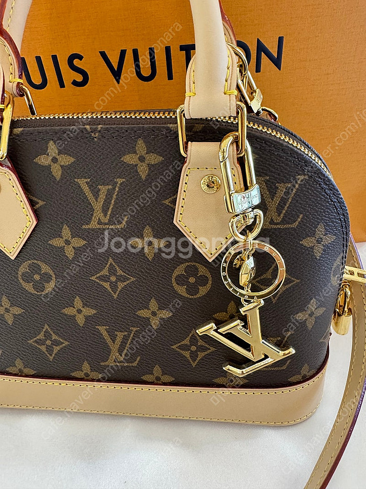 M46990 루이비통 알마 BB 토트백 브라운 + 파셋...--1