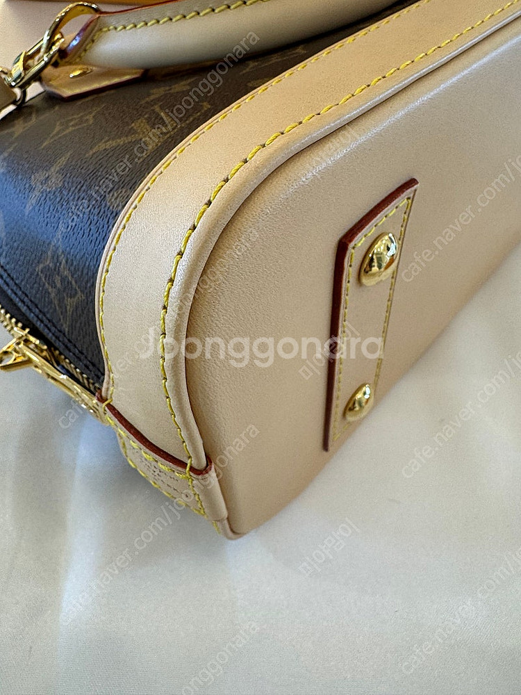 M46990 루이비통 알마 BB 토트백 브라운 + 파셋...--2