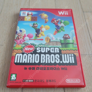 닌텐도 wii 정품 뉴 슈퍼마리오브라더스