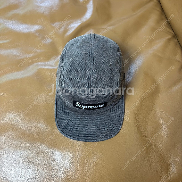 Supreme 슈프림 스톤 워시드 블랙 캠프캡 모자 (...--4