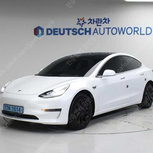 테슬라 모델 3 중고차 테슬라 모델3 중고차 흰색 2020년식 스탠다드 레인지 플러스 중고차 저렴한곳