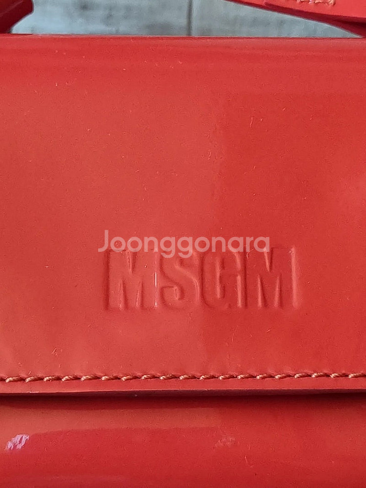 거의 새상품 MSGM 미니 크로스백 크로스 지갑 미니백...--4