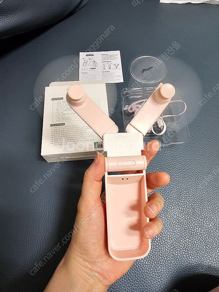 (미개봉)마스코타 포켓 듀얼 미니선풍기 새거--2