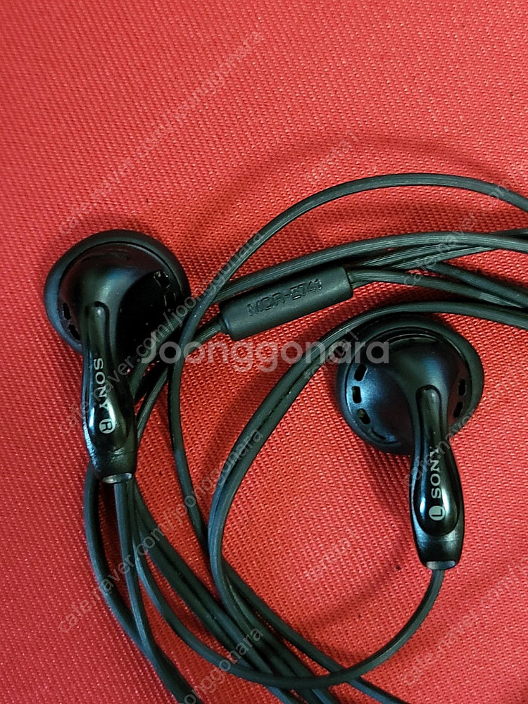 소니 명품 빈티지 이어폰 MDR-E741 롱코드--2