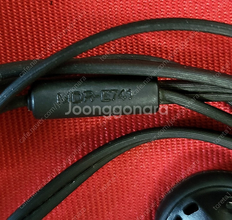 소니 명품 빈티지 이어폰 MDR-E741 롱코드--4