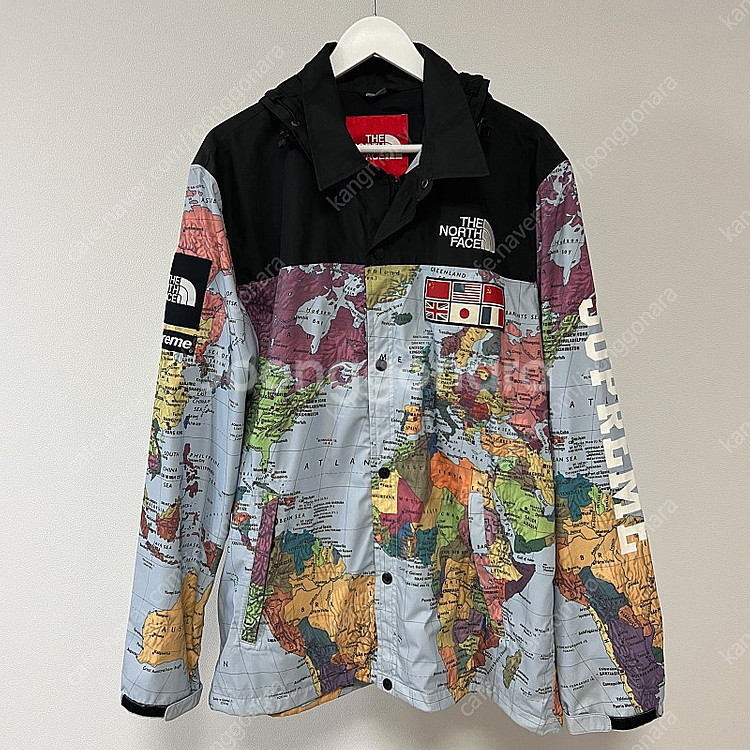 [XL] 슈프림 노스페이스 14SS 익스페디션 월드맵 ...--0