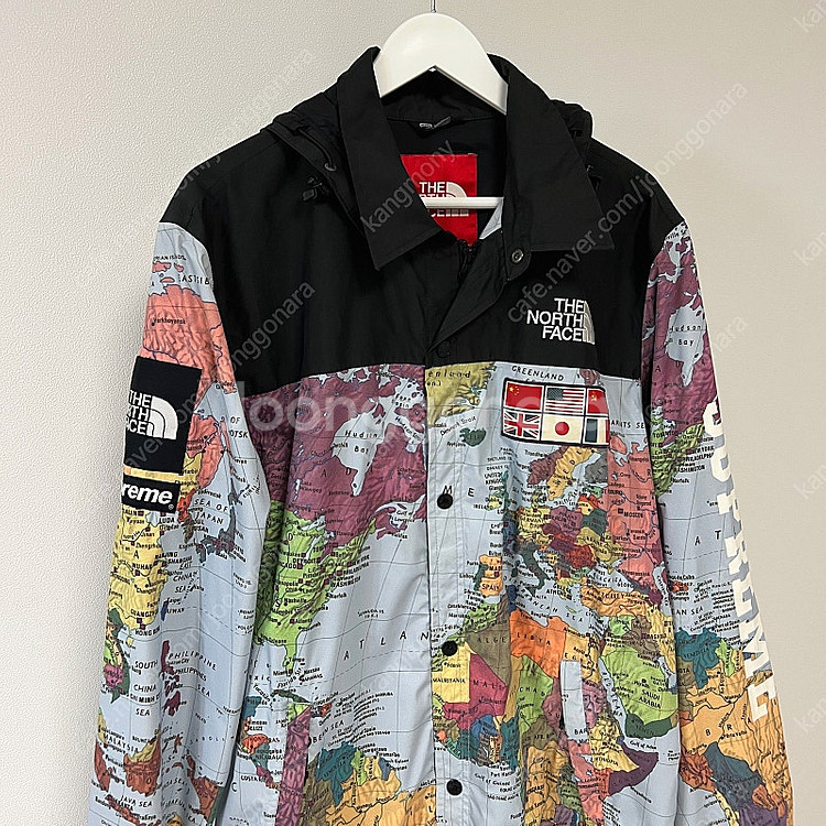 [XL] 슈프림 노스페이스 14SS 익스페디션 월드맵 ...--2