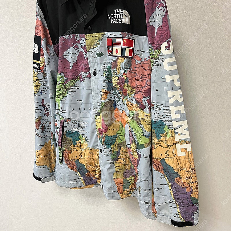 [XL] 슈프림 노스페이스 14SS 익스페디션 월드맵 ...--3