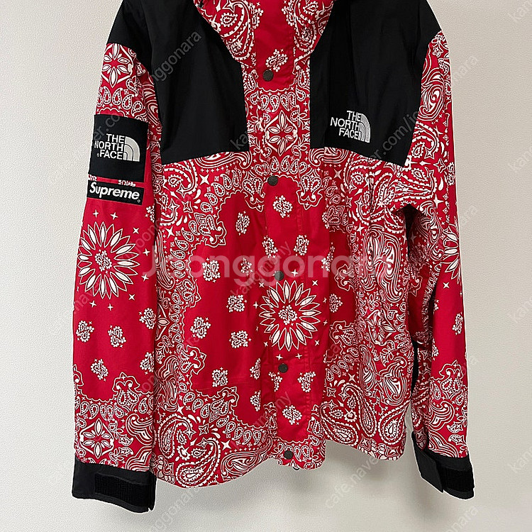 [XL] 슈프림 노스페이스 14FW 반다나 자켓 레드 ...--3