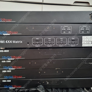 (오늘만일괄직거래15만원) DMX4i 라이트바이퍼 DMX 입력 장치 포함 조명관련제품 일괄팝니다.