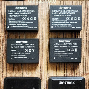 후지필름 W126 BATMAX 호환배터리, 호환충전기 일괄 판매