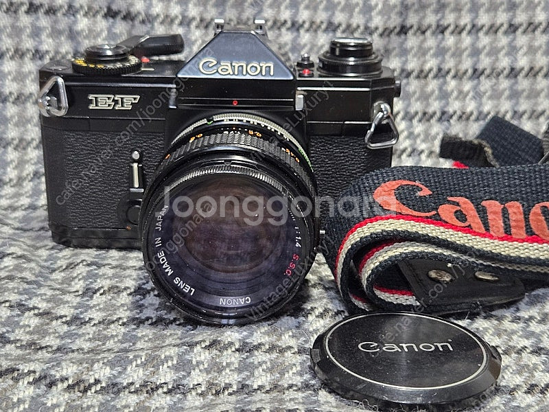 캐논 EF블랙바디와 FD50.4 렌즈세트--0